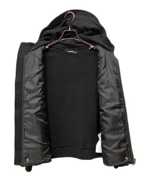 DIESEL（ディーゼル）DIESEL (ディーゼル) ジップパーカー ブラック サイズ:XSの古着・服飾アイテム