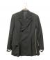 Yohji Yamamoto pour homme（ヨウジヤマモト プールオム）の古着「ジャケット サイドジップデザイン」｜ブラック