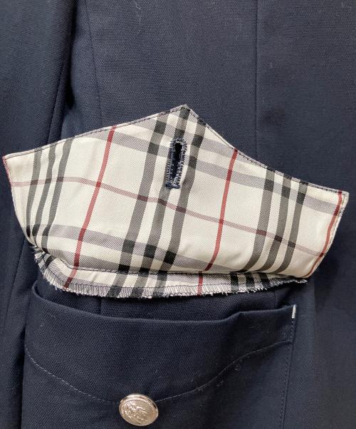 BURBERRY BLACK LABEL（バーバリーブラックレーベル）BURBERRY BLACK LABEL (バーバリーブラックレーベル) テーラードジャケット ネイビー サイズ:Lの古着・服飾アイテム