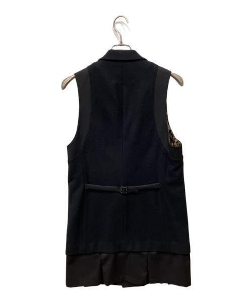 Roen（ロエン）Roen (ロエン) ロングジレ ブラック サイズ:48の古着・服飾アイテム