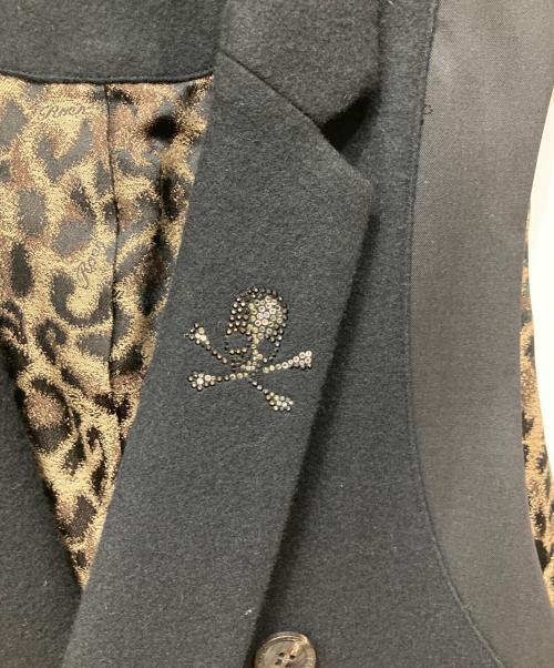 Roen（ロエン）Roen (ロエン) ロングジレ ブラック サイズ:48の古着・服飾アイテム