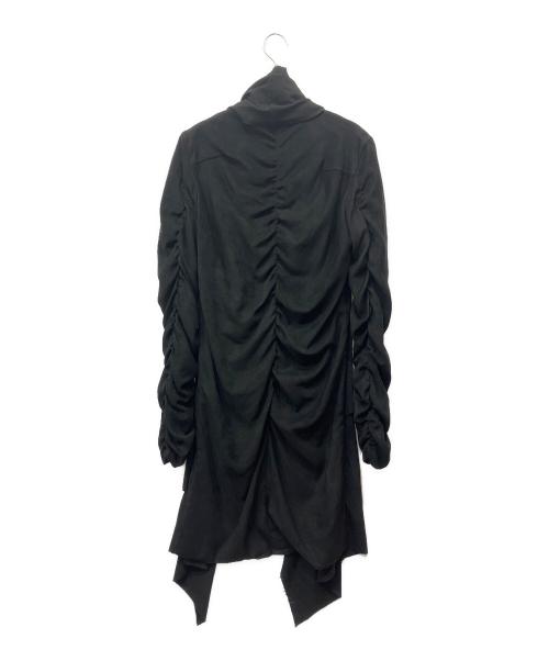 Yasuyuki Ishii（ヤスユキイシイ）Yasuyuki Ishii (ヤスユキイシイ) ロングカーディガン ブラック サイズ:Lの古着・服飾アイテム