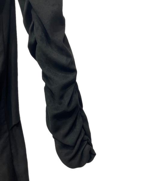 Yasuyuki Ishii（ヤスユキイシイ）Yasuyuki Ishii (ヤスユキイシイ) ロングカーディガン ブラック サイズ:Lの古着・服飾アイテム