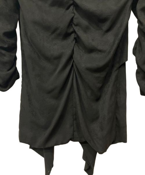 Yasuyuki Ishii（ヤスユキイシイ）Yasuyuki Ishii (ヤスユキイシイ) ロングカーディガン ブラック サイズ:Lの古着・服飾アイテム