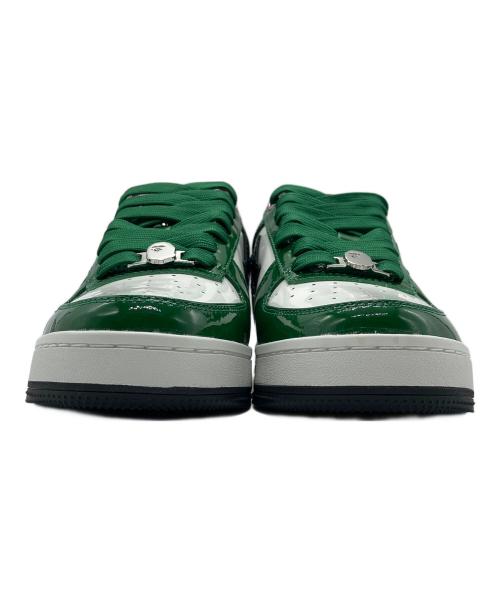 A BATHING APE（アベイシングエイプ）A BATHING APE (アベイシングエイプ) BAPE STA＃1 グリーン×ホワイト サイズ:US5の古着・服飾アイテム