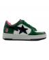 中古・古着 A BATHING APE (アベイシングエイプ) BAPE STA＃1 グリーン×ホワイト サイズ:US5：23000円