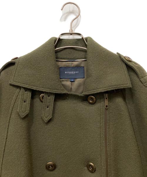 BURBERRY LONDON（バーバリーロンドン）BURBERRY LONDON (バーバリーロンドン) ポンチョ グリーン サイズ:Fの古着・服飾アイテム