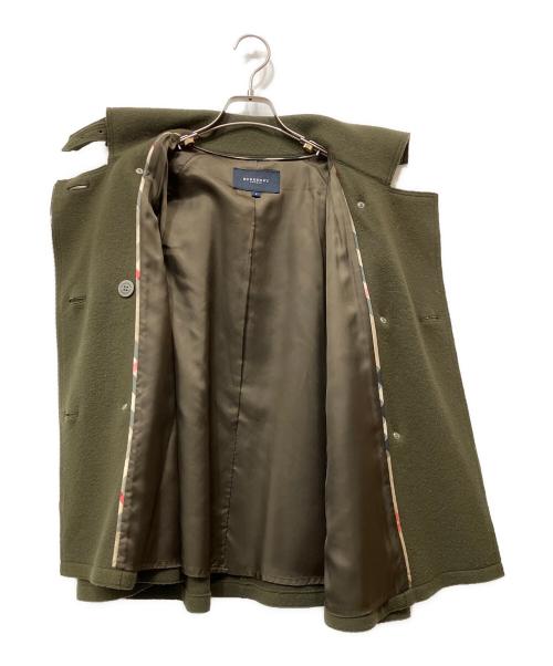 BURBERRY LONDON（バーバリーロンドン）BURBERRY LONDON (バーバリーロンドン) ポンチョ グリーン サイズ:Fの古着・服飾アイテム