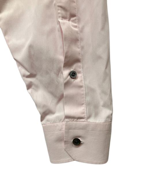 GUCCI（グッチ）GUCCI (グッチ) 長袖シャツ ストライプ ピンク サイズ:39の古着・服飾アイテム