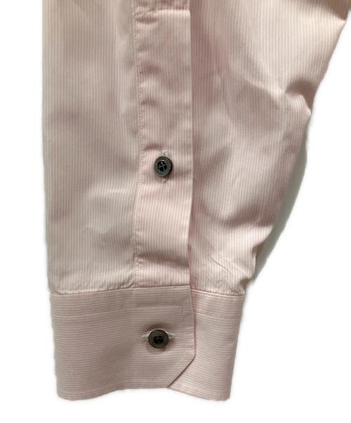 GUCCI（グッチ）GUCCI (グッチ) 長袖シャツ ストライプ ピンク サイズ:39の古着・服飾アイテム