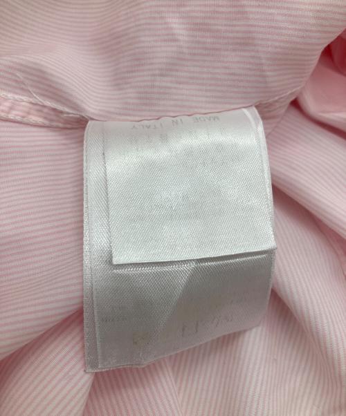 GUCCI（グッチ）GUCCI (グッチ) 長袖シャツ ストライプ ピンク サイズ:39の古着・服飾アイテム