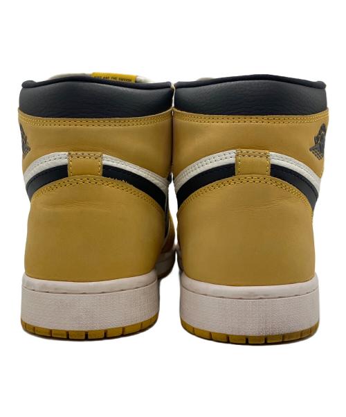 NIKE（ナイキ）NIKE (ナイキ) AIR JORDAN 1 RETRO HIGH OG イエロー×ホワイト サイズ:US9の古着・服飾アイテム