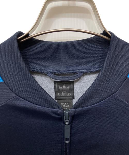 adidas（アディダス）adidas (アディダス) トラックジャケット ブルー×ネイビー サイズ:178cmの古着・服飾アイテム