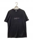 New Era×YOHJI YAMAMOTOニューエラ×ヨウジヤマモト）の古着「Tシャツ」｜ブラック