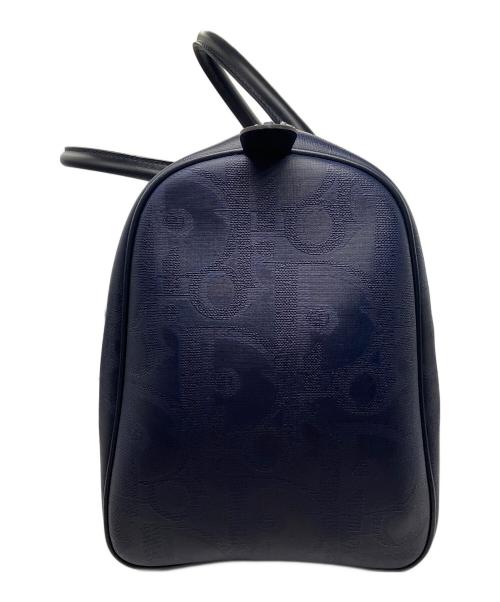 Christian Dior（クリスチャン ディオール）Christian Dior (クリスチャン ディオール) トロッター ボストンバッグ ネイビーの古着・服飾アイテム