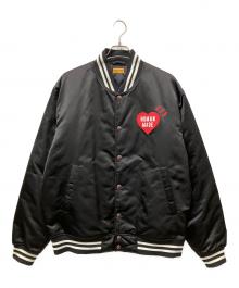 HUMAN MADE（ヒューマンメイド）の古着「NYLON STADIUM JACKET」｜ブラック