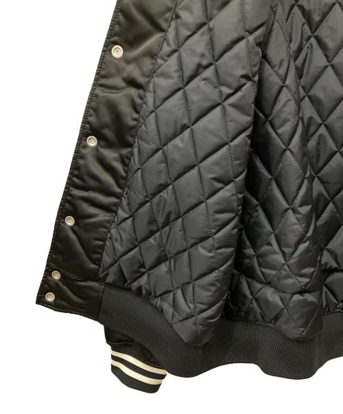 HUMAN MADE（ヒューマンメイド）HUMAN MADE (ヒューマンメイド) NYLON STADIUM JACKET ブラック サイズ:XXLの古着・服飾アイテム