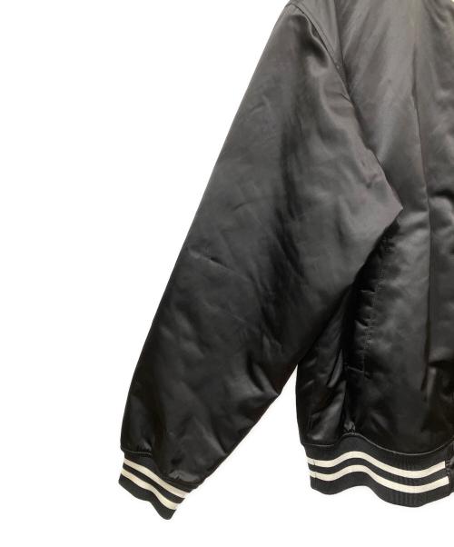 HUMAN MADE（ヒューマンメイド）HUMAN MADE (ヒューマンメイド) NYLON STADIUM JACKET ブラック サイズ:XXLの古着・服飾アイテム