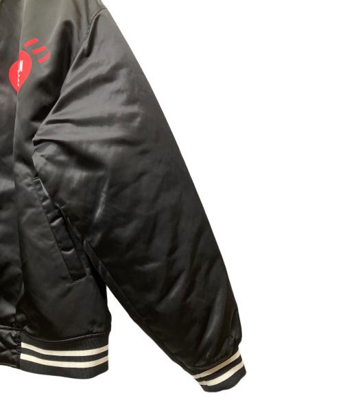 HUMAN MADE（ヒューマンメイド）HUMAN MADE (ヒューマンメイド) NYLON STADIUM JACKET ブラック サイズ:XXLの古着・服飾アイテム