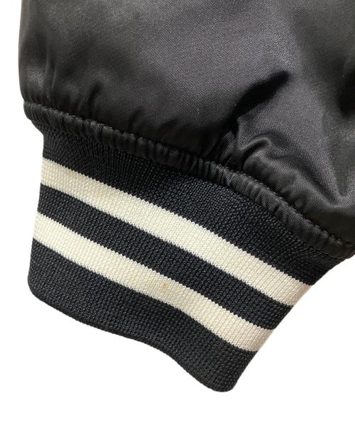 HUMAN MADE（ヒューマンメイド）HUMAN MADE (ヒューマンメイド) NYLON STADIUM JACKET ブラック サイズ:XXLの古着・服飾アイテム