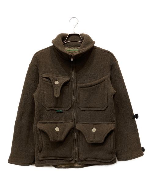 Day One Camouflage（デイワン カモフラージュ）DAY ONE CAMOUFLAGE (デイワン カモフラージュ) FLEECE HUNTING JACKET ブラウン サイズ:XSの古着・服飾アイテム