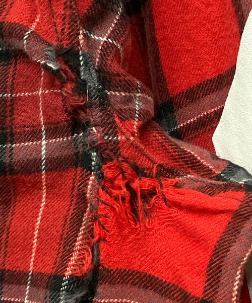 OFFWHITE（オフホワイト）OFFWHITE (オフホワイト) 長袖シャツ レッド サイズ:Lの古着・服飾アイテム
