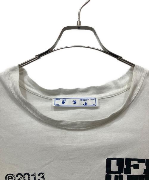 OFFWHITE（オフホワイト）OFFWHITE (オフホワイト) 半袖カットソー ホワイト サイズ:Lの古着・服飾アイテム