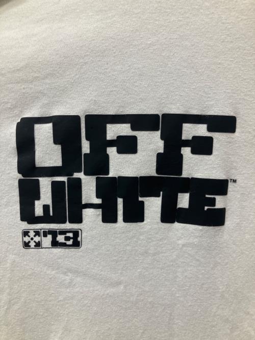 OFFWHITE（オフホワイト）OFFWHITE (オフホワイト) 半袖カットソー ホワイト サイズ:Lの古着・服飾アイテム