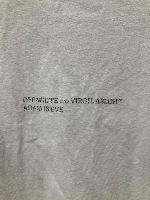 OFFWHITE（オフホワイト）OFFWHITE (オフホワイト) 半袖カットソー ホワイト サイズ:Lの古着・服飾アイテム