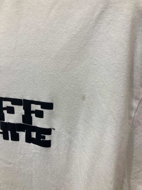 OFFWHITE（オフホワイト）OFFWHITE (オフホワイト) 半袖カットソー ホワイト サイズ:Lの古着・服飾アイテム