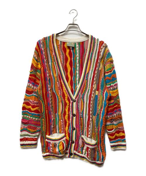 Coogi（クージー）Coogi (クージー) 3Dニットカーディガン マルチカラー サイズ:Mの古着・服飾アイテム