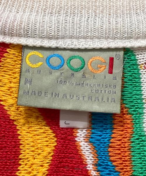 Coogi（クージー）Coogi (クージー) 3Dニットカーディガン マルチカラー サイズ:Mの古着・服飾アイテム