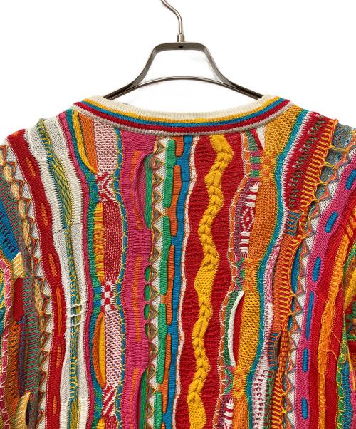 Coogi（クージー）Coogi (クージー) 3Dニットカーディガン マルチカラー サイズ:Mの古着・服飾アイテム