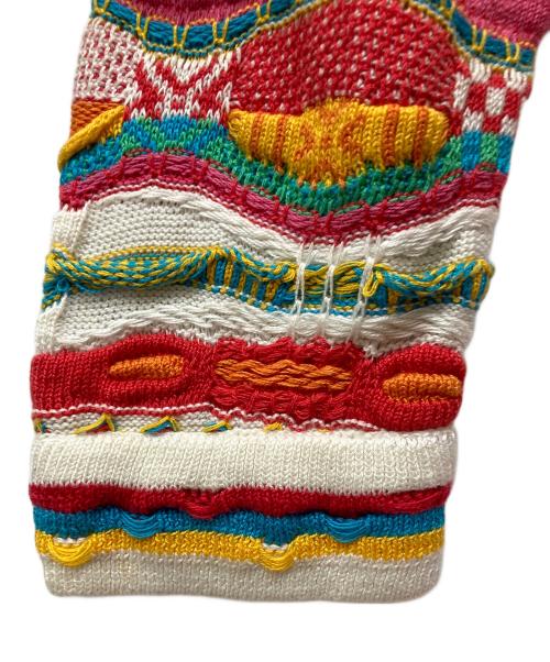 Coogi（クージー）Coogi (クージー) 3Dニットカーディガン マルチカラー サイズ:Mの古着・服飾アイテム