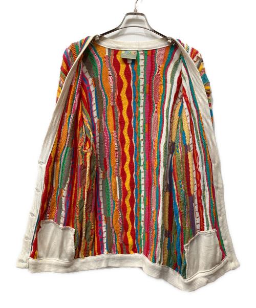Coogi（クージー）Coogi (クージー) 3Dニットカーディガン マルチカラー サイズ:Mの古着・服飾アイテム