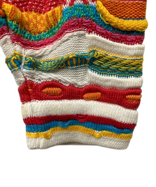 Coogi（クージー）Coogi (クージー) 3Dニットカーディガン マルチカラー サイズ:Mの古着・服飾アイテム