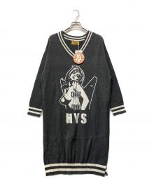 Hysteric Glamour（ヒステリックグラマー）の古着「GUITAR GIRL編込 ワンピース」｜グレー