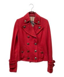 BURBERRY BLUE LABEL（バーバリー ブルー レーベル）の古着「ジャケット」｜レッド