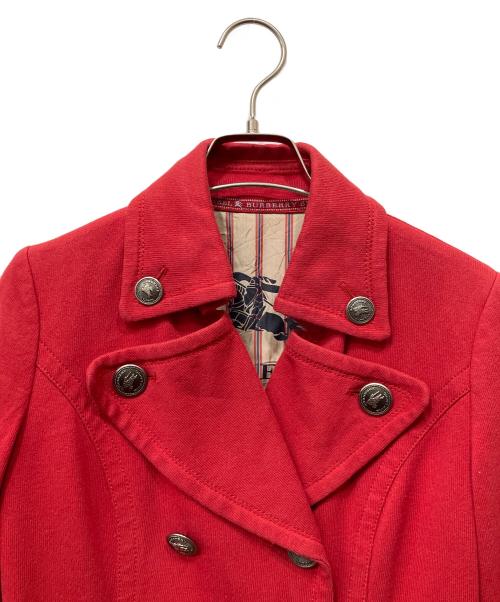 BURBERRY BLUE LABEL（バーバリー ブルー レーベル）BURBERRY BLUE LABEL (バーバリー ブルー レーベル) ジャケット レッド サイズ:38の古着・服飾アイテム