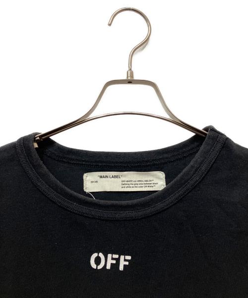 OFFWHITE（オフホワイト）OFFWHITE (オフホワイト) 17SS DIAG SPRAY Tee ブラック サイズ:Sの古着・服飾アイテム