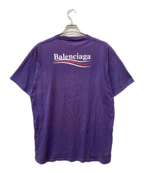 BALENCIAGA（バレンシアガ）BALENCIAGA (バレンシアガ) 半袖カットソー パープル サイズ:Mの古着・服飾アイテム