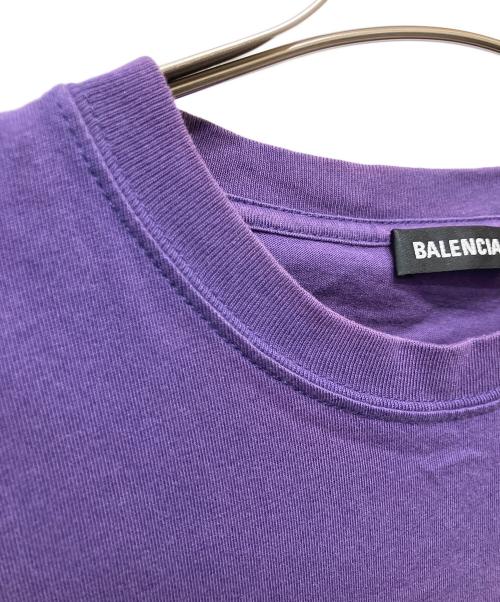 BALENCIAGA（バレンシアガ）BALENCIAGA (バレンシアガ) 半袖カットソー パープル サイズ:Mの古着・服飾アイテム