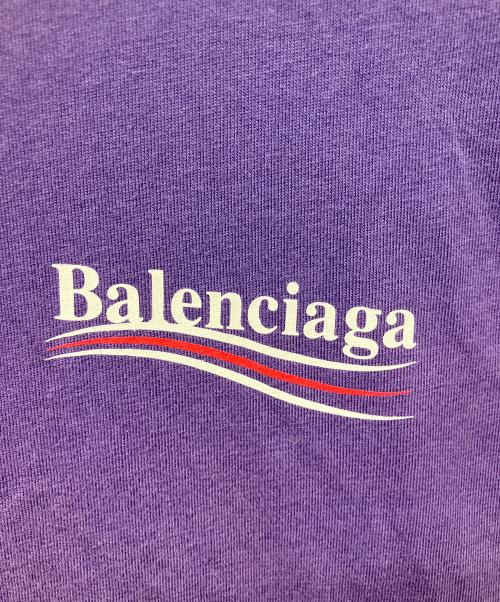 BALENCIAGA（バレンシアガ）BALENCIAGA (バレンシアガ) 半袖カットソー パープル サイズ:Mの古着・服飾アイテム