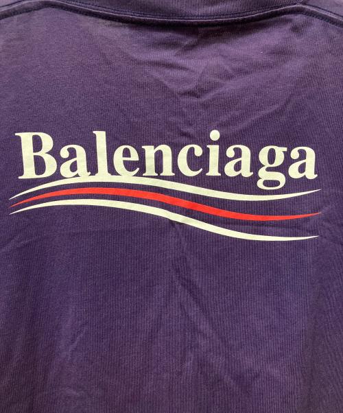 BALENCIAGA（バレンシアガ）BALENCIAGA (バレンシアガ) 半袖カットソー パープル サイズ:Mの古着・服飾アイテム