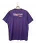 BALENCIAGA (バレンシアガ) キャンペーンロゴTシャツ パープル サイズ:M：15000円