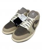 NIKEナイキ）の古着「AIR JORDAN1 LOW」｜ベージュ×ブラウン
