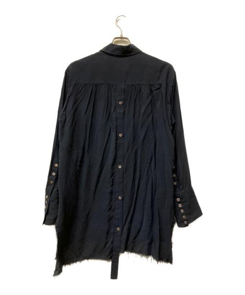 sulvam（サルバム）sulvam (サルバム) DOUBLE OPEN SHIRT ネイビー サイズ:Sの古着・服飾アイテム