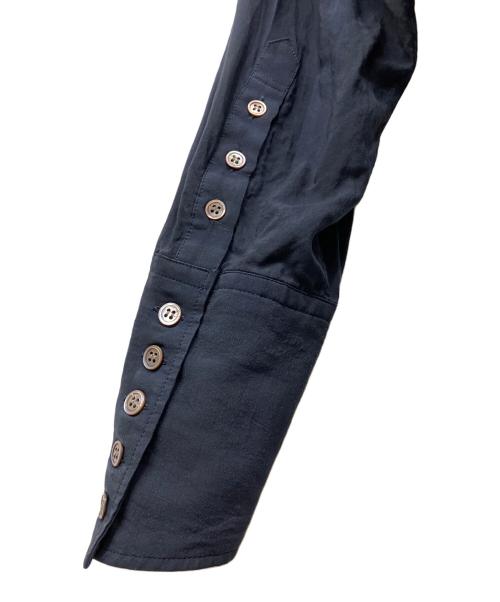 sulvam（サルバム）sulvam (サルバム) DOUBLE OPEN SHIRT ネイビー サイズ:Sの古着・服飾アイテム