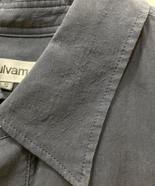 sulvam（サルバム）sulvam (サルバム) DOUBLE OPEN SHIRT ネイビー サイズ:Sの古着・服飾アイテム