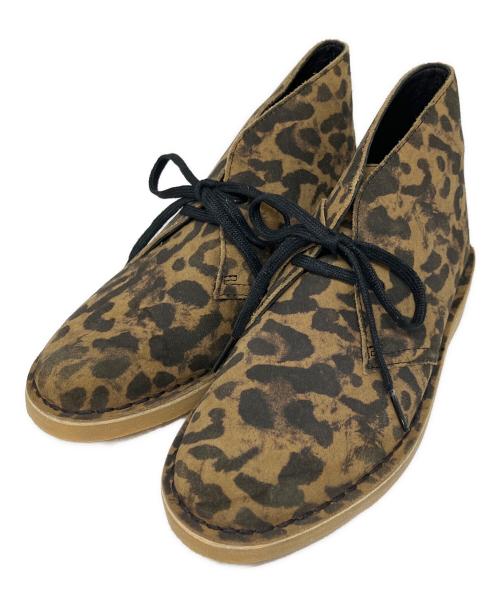 CLARKS（クラークス）CLARKS (クラークス) Desert Boot 2 Leopard Suede ブラウン サイズ:UK4の古着・服飾アイテム